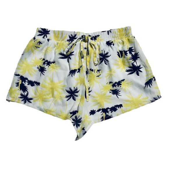 Jealous Tomato Pants - NWT Jealous Tomato California Sunset Shorts S Palm Trees Yellow